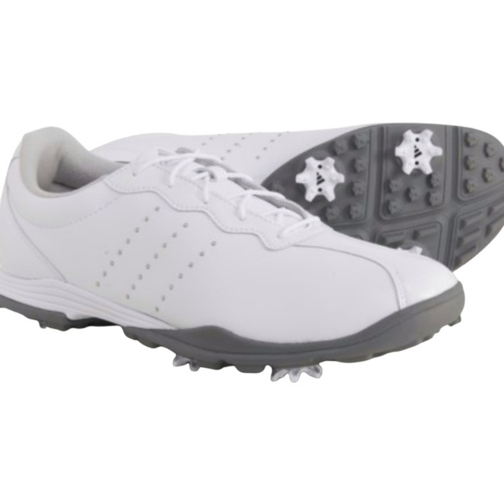 White Women's Golf Spiked Shoes
